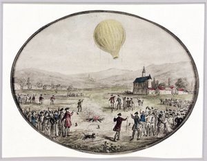 The First Public Balloon Ascent, 5 June 1783