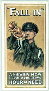 Cigarette cards - WW1 Recruiting