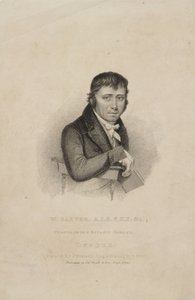 William Baxter, ALS FHS, British Botanist, c 1820s by Frederick (attr. to) Barnard