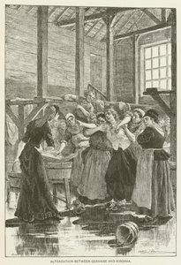 Altercation Between Gervaise and Virginia by after Adrien Emmanuel Marie
