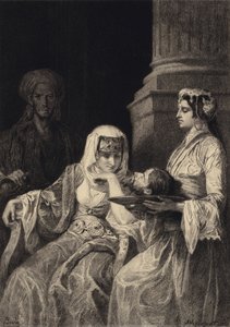 Herodias and the Head of John the Baptist by after Albert Robida
