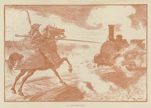 The Locomotive by after Albert Robida