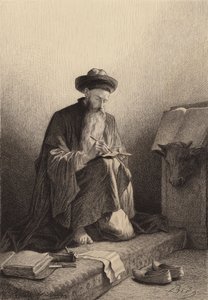 Saint Luke by after Albert Robida