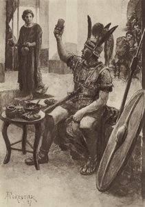 An Infantryman at an Inn by after Amedee Forestier