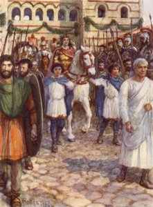 The Entry of Constantine into London by after Amedee Forestier