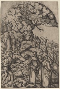 Saint Filippo Benizzi Healing a Beggar by after Andrea del Sarto