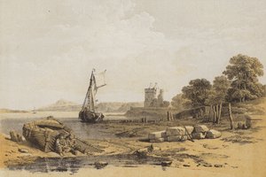 Barnbougle Castle by after C. Stanfield