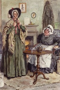 Illustration for Martin Chuzzlewit by after Charles Edmund Brock
