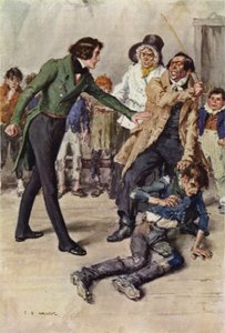 Illustration for Nicholas Nickleby by after Charles Edmund Brock