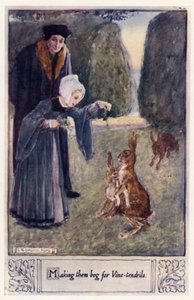 Making them beg for Vine-tendrils by after Charles Edmund Brock