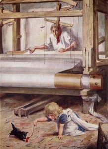 Silas Marner at his loom