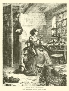Female Cobbler by after Charles J. Staniland