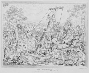 The Crucifixion, Matthew by after Charles Le Brun