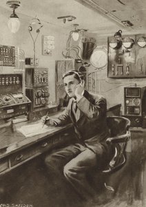 Wireless operator by after Charles Mills Sheldon