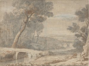 The Rest on the Flight into Egypt by after Claude Lorrain