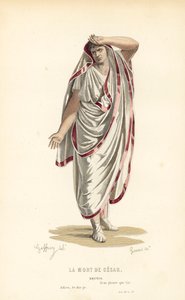 The Death of Caesar, Brutus by after Edmond A.F. Geffroy