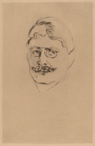 Knut Hamsun by after Edvard Munch
