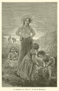 The Countryside under Henry IV, Abbe de Marolles by after Emile Antoine Bayard