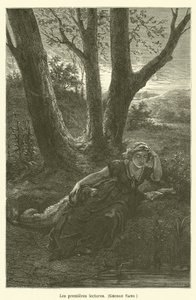 The First Readings, George Sand by after Emile Antoine Bayard