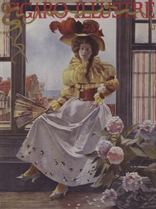 Waiting. Cover of Le Figaro Illustre, December 1893