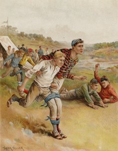 A Three-Legged Race by after Frank Feller