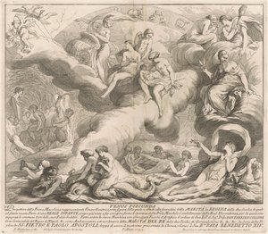 The Prima Macchina for the Chinea of 1743: Venus Genetrix by after François Hutin Miguel de Sorellò