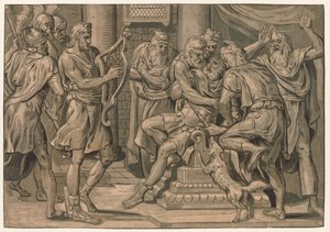 David Playing the Harp before Saul
