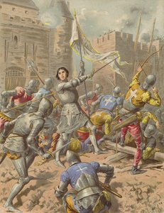Assault on the Tournelles at Orleans (chromolitho)