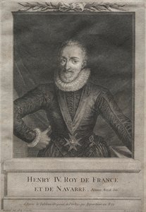 Henry IV, King of France by after Gabriel de Saint Aubin