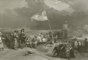 Raising the Standard by after George Cattermole