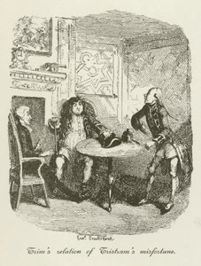 Illustration for Tristram Shandy by after George Cruikshank