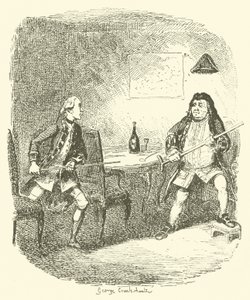 Illustration for Tristram Shandy by after George Cruikshank