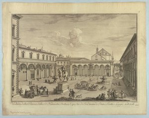 View of Florence, Plate from 