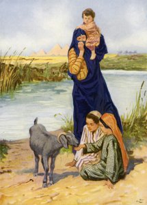 By the River Nile by after Gordon Frederick Browne