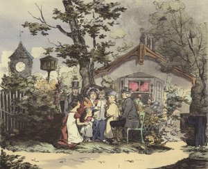 A Minister and His Family by after Henri Bonaventure Monnier