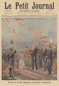 Arrival of Tsar Nicholas II of Russia at Cherbourg by after Henri Meyer