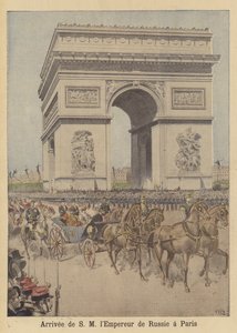 Arrival of Tsar Nicholas II of Russia in Paris