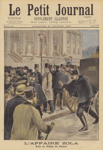 Emile Zola at the Palais de Justice