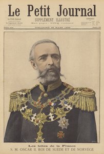 Guests of France; Oscar II, King of Sweden and Norway