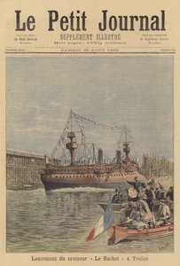 Launch of the Cruiser Le Suchet at Toulon