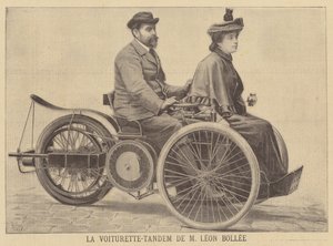 Leon Bollee Tandem Voiturette by after Henri Meyer