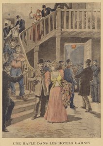 Police Raiding a Boarding House