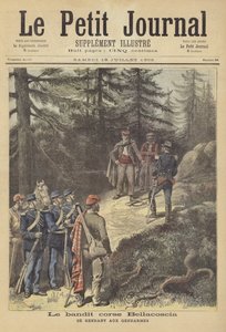 The Corsican Bandit Antoine Bellacoscia Surrendering to the Police