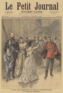 The Russian Tsar at the French Embassy in St Petersburg by after Henri Meyer