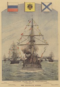 The Russian Naval Squadron in the Mediterranean by after Henri Meyer