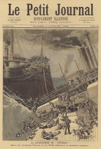 The Sinking of HMS Victoria by after Henri Meyer