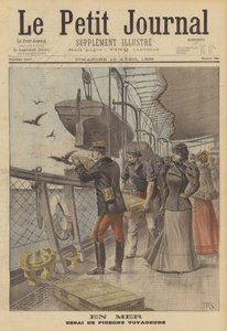 Trial of Carrier Pigeons at Sea