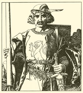 Sir Lionel of Britain by after Howard Pyle