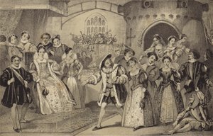 Pageant before Henry the Eighth by James Stephanoff