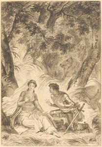The Fiancée of the King of Garbe: The Knight by after Jean Honoré Fragonard